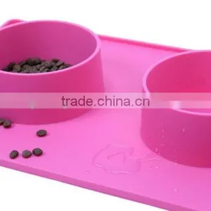 Silicone No Slip Large Dog Water Bowl Mat thumbnail-3
