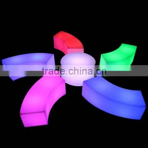 Illuminated Furniture Led Bar Stool & Colourful Change Rechargeable Led Stools thumbnail-2