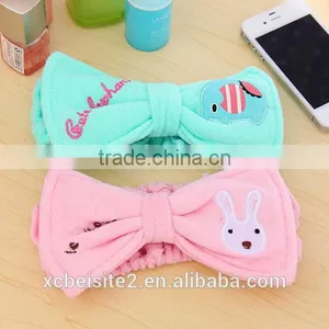 Q001 Comfortable Cotton Adult Bathrobe, Bathing Towel Headband thumbnail-2
