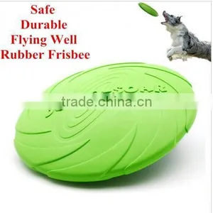 CY185 Eco-friendly Natural Rubber Pet Dog Toy Frisbee Dog Training Pet Product thumbnail-1