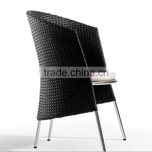 2017 Trade Assurance Modern Design Outdoor Synthetic Rattan Handmade Garden Line Compact Dining Table Set thumbnail-3