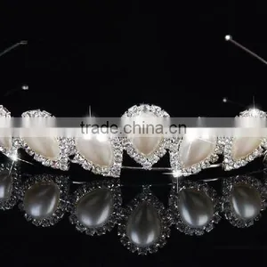 Flower Girl Bridal Headband Alice Band Rhinestone Fashions thumbnail-1