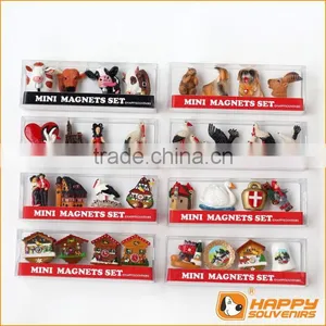 2014 France Souvenir Fridge Magnets Miniature Birds and Cuckoo House Custom 3D Promotional Item thumbnail-1