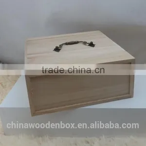 Refined Double Layer Wooden Tea Box thumbnail-2