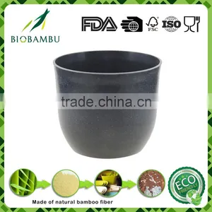 Biological Environmental Plant Fiber Bamboo Garden Pots in China thumbnail-1