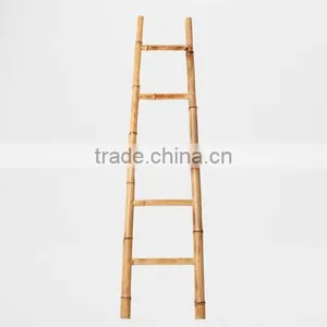 Bathroom Bamboo Ladder Tower Rack thumbnail-1
