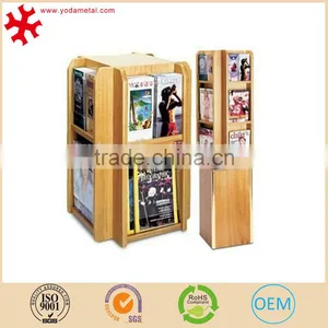 Wooden Multi-Pocket Literature Display Rack thumbnail-1