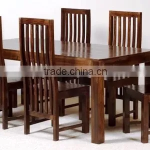 New Design Six Sitter Wooden Dining Table Set thumbnail-1