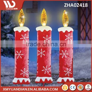 Decoration Supplies Resin Candle Light Gift Craft Promotional Gifts Solar Christmas Light For Teenagers thumbnail-1