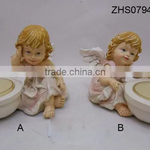 2016 Hot Sale Angel Design Wedding Candle Holder thumbnail-1