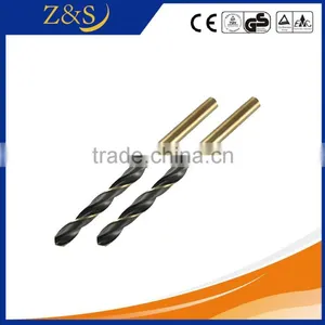DIN338 Straight Shank High Speed Steel Titanium Coated Black Oxide Twist Drill Bit thumbnail-2