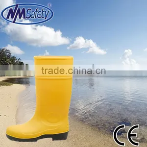 NMSAFETY Design Your Own Rain Boots Yellow Rain Boots With High Length thumbnail-1