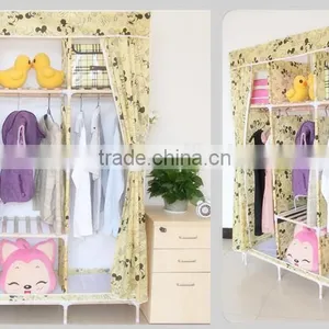 China Folding Fabric Diy Portable Mobile Storage Cabinet thumbnail-6