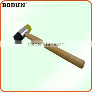 H3033 Wood Handle Two Way Rubber Mallet Hammer thumbnail-1