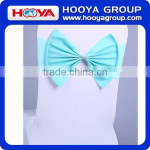 Reusable 2015 Popular Selling Party Decoration Wedding Satin Bow Chair Sash thumbnail-2