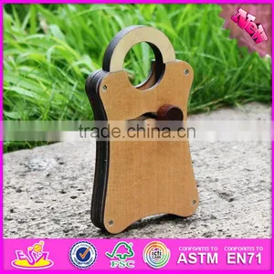 2016 New Product Kids Wooden Lock Toy, Top Fashion Children Wooden Lock Toy W02A168 thumbnail-1