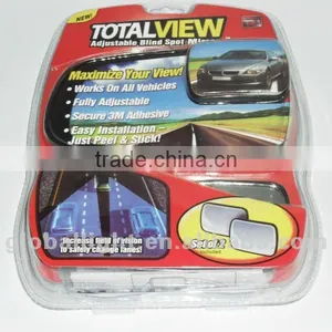 NEW Total View Adjustable Blind Spot Mirror Set of 2 thumbnail-1