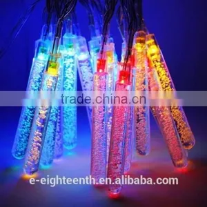 Cheap Oem 20 LED Ice Stick Shape Solar Power Outdoor Waterproof Holiday Light thumbnail-1