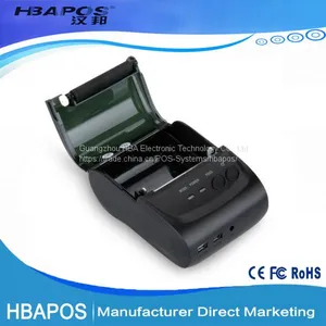 HBA-5802 Restaurant Portable 58mm Thermal Receipt Printer With Paper Roll&Driver/mobile Bluetooth Thermal Printer thumbnail-4