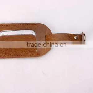 Custom Logo Leather Name Tag Luggage Tag thumbnail-6