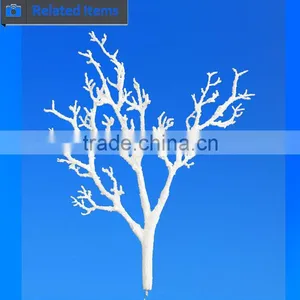 Winter Wonderland Theme Party Decoration White Trees Falling Snow Artificial Tree thumbnail-4