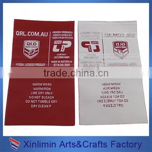 Custom Design Woven Technics Care Label thumbnail-1