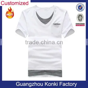 China Directly Supplier 100%cotton 95 Cotton /5 Elastane T-shirt Blank T-shirt thumbnail-1