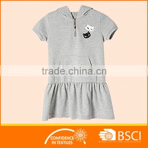 Babies Kids Dress With Hood Fancy Sports Dress thumbnail-1
