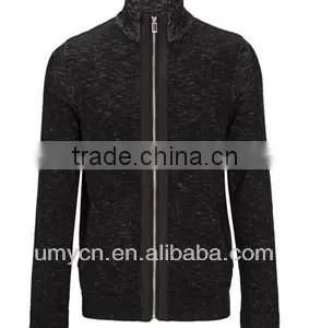 2014 Hot Sale Color Cotton Knitting Ribbed Men's Cardigan Sweater thumbnail-1