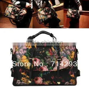 Fashion Women's Korean PU Leather Painting Pattern Shoulder Bag Handbag Cross Body Bag 11592 thumbnail-1