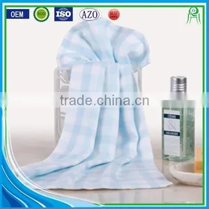 Wholesale Custom Plaid Design Hotel Towel Set thumbnail-4