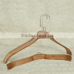 Brand New Low-price Wooden Coat Hanger Antique Wooden Suits Hanger Wooden Hanger thumbnail-2