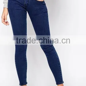 Runwaylover Elastic Fashion Blue Denim Jeans Women Top Quality Wholesale thumbnail-5