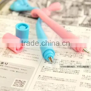 Creative Stationery Finger Shape Ballpoint Pen Flexible Silica Gel Pen Office & Student Pen thumbnail-4