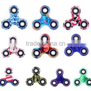 Camouflage Hand Spinner Triangle Finger Gyro Finger Toy Decompression Creative EDC Toys Colorful Spiral thumbnail-1