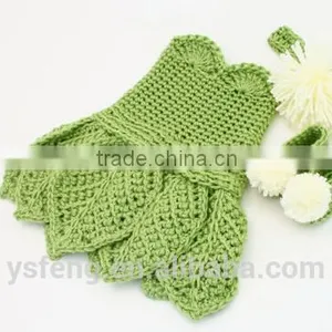 Fashion Kids Party Wear Baby Girl Crochet Sweater Dress Set thumbnail-1