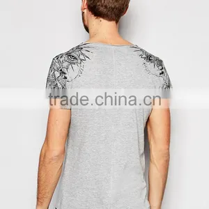 Guangzhou Shandao OEM Manufacturing Casual Summer 200g 40% Cotton 60% Polyster Short Sleeve O-neck Custom Men T Shirts Big Order thumbnail-2