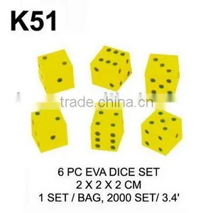 K51 6PC EVA DICE SET thumbnail-1