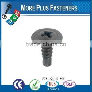 Made in Taiwan Carbon Steel Drilling Tek Screw Phillips Washer Head Tek Roofing Screw thumbnail-3
