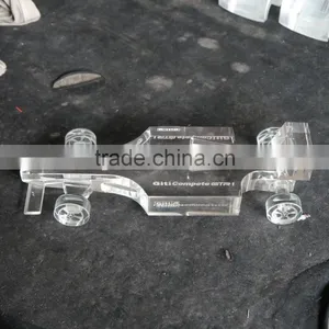 Noble Customized Made Crystal Glass Car Model For Souvenir Gift thumbnail-4