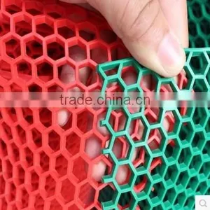 Eco-friend Anti-slip Durable Roll Coil Pvc Hexagonal Mat thumbnail-4