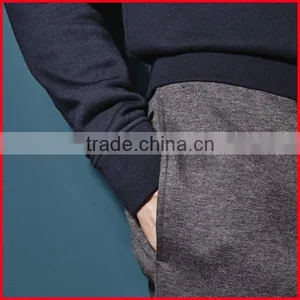 Shuliqi Wholesale Men Latest Design Tracksuit Contrast Trouser Plain Cotton Mens Tracksuit thumbnail-3