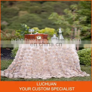 New Design Wholesale Rosette Party Tablecloth thumbnail-1