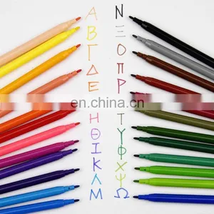 Wholesale Hot Sale Fine Tip Watercolor Markers for Drawing Art Stationery Supplies thumbnail-4