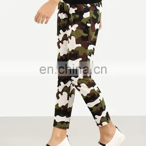 Wholesale High Quality Casual Drawstring Waist Camouflage Pants For Man And Woman thumbnail-2