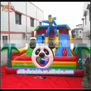Inflatable Desk Combination Inflatable Slide Combination Jump Bed Inflatable Bouncer thumbnail-1