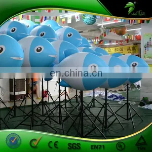 Events Romantic Decorations Tripod Inflatable Light LED Fishing Float Light Balloon Model thumbnail-3