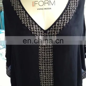 16mm 100%silk Double Ggt in Black Woven for New Fashion thumbnail-1