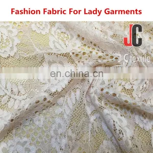 Hot Sale Elegant Cotton Nylon Lace Fabric for Lace Dress Fabric Nylon thumbnail-1