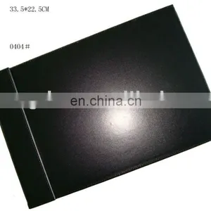 Hot Selling High Quality Custom Black Leather Writing Pad PU Notepad thumbnail-2